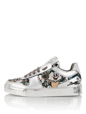 PHILIPP PLEIN PHILIPP PLEIN Sneakersy 30668 Srebrny