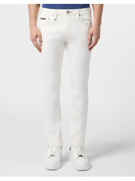 PHILIPP PLEIN PHILIPP PLEIN Jeans 30595 Bianco Straight Leg