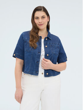 Fiorella Rubino Fiorella Rubino Giacca di transizione R404T001306N034 Blu Boxy Fit