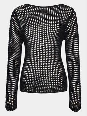 BDG Urban Outfitters BDG Urban Outfitters Megztinis Lattice 77097871 Juoda Regular Fit