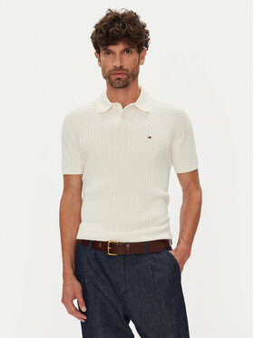 Tommy Hilfiger Tommy Hilfiger Polo MW0MW40701 Bež Regular Fit