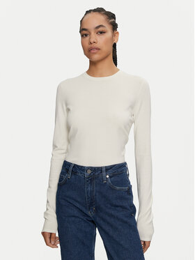 Calvin Klein Calvin Klein Svetr K20K207681 Écru Regular Fit