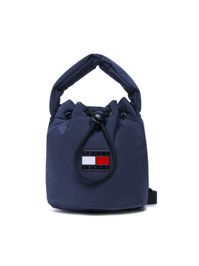 Tommy Jeans Tommy Jeans Handtasche Hype Conscious Bucket Bag AW0AW14142 Dunkelblau