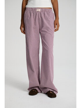 Le Songe Le Songe Spodnie materiałowe CHERRY LADY Fioletowy Basic Fit