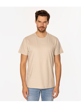 Lee Cooper Lee Cooper T-Shirt CLASSIC 1160 Beżowy Regular Fit
