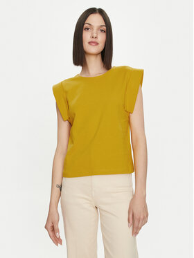 United Colors Of Benetton United Colors Of Benetton Μπλουζάκι 3BL0D1077 Κίτρινο Regular Fit