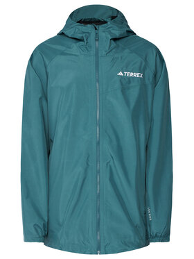 adidas adidas Lietus jaka Terrex Multi 2L RAIN.RDY JL9774 Zaļš Regular Fit