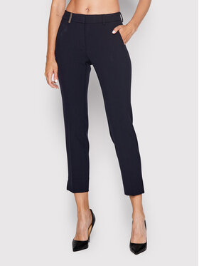 Peserico Peserico Pantaloni chino P04718 Blu scuro Regular Fit