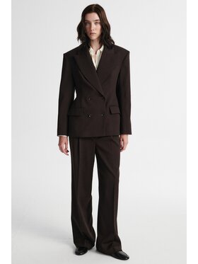 MARI PRETI MARI PRETI Marynarka SOLENNE Brązowy Slim Fit