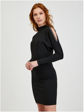 Orsay Orsay Sukienka 530384-660000__L Czarny Regular Fit