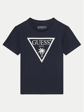 Guess Guess T-Shirt L5GI29 J1314 Granatowy Regular Fit