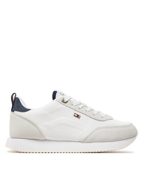 Tommy Hilfiger Tommy Hilfiger Sneakers Flag Knit Runner FW0FW07916 Weiß