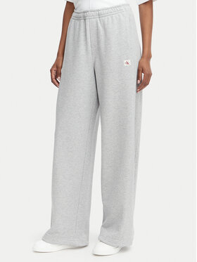 Calvin Klein Jeans Calvin Klein Jeans Teplákové nohavice LV047C249G Svetlosivá Wide Leg