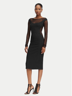 Elisabetta Franchi Elisabetta Franchi Kokteilikleit AB-898-62E2-V390 Must Slim Fit