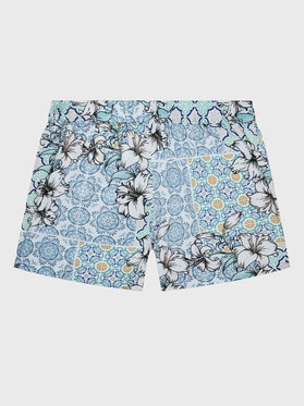 Guess Guess Pantaloncini di tessuto K3GD06 WFBN0 Blu Relaxed Fit
