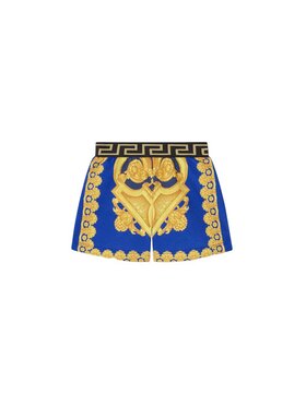 Versace Versace Pantaloncini 1000340-1A06500 Blu Regular Fit