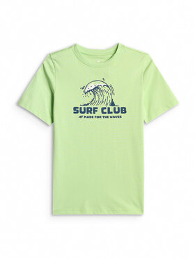 4F 4F T-Shirt WAVE RIDERS CLUB Zielony Regular Fit