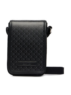 Calvin Klein Calvin Klein Etui za mobitel Emblem Aop Coated Phone Crossbod LV04D1218G Črna