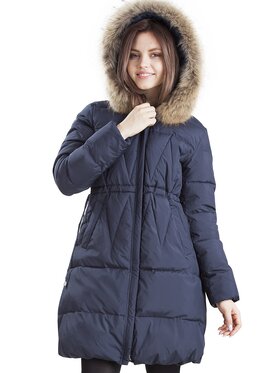 Perso Perso Zimní bunda BLH201039F Tmavomodrá Regular Fit