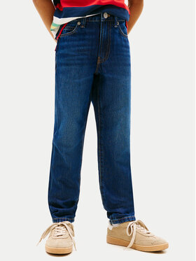 Tommy Hilfiger Tommy Hilfiger Jeansy KB0KB10399 Tmavomodrá Regular Fit