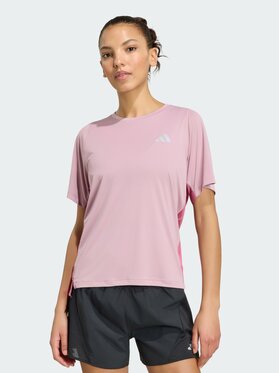 adidas adidas Koszulka techniczna 164737 Fioletowy Regular Fit