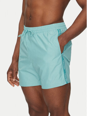 Calvin Klein Swimwear Calvin Klein Swimwear Peldšorti KM0KM01109 Zaļš Regular Fit