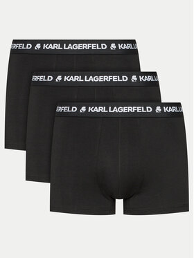 KARL LAGERFELD KARL LAGERFELD Набір з 3 пар боксерів 240M2110 Чорний