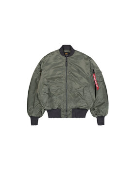 Alpha Industries Alpha Industries Kurtka bomber MA-1 Distressed Bomber Jacket Zielony Core Fit