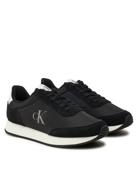 Calvin Klein Superge Runner Laceup Low Mg Mix YW0YW01615 Črna