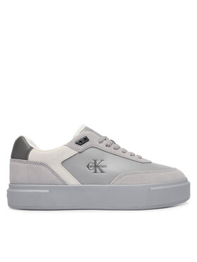 Calvin Klein Calvin Klein Superge Prime Cupsole Laceup Lth-Su Ml HM0HM02449 Siva