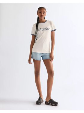 Wrangler Wrangler Szorty jeansowe COWBOY SHORT 3 INCH Niebieski Regular Fit
