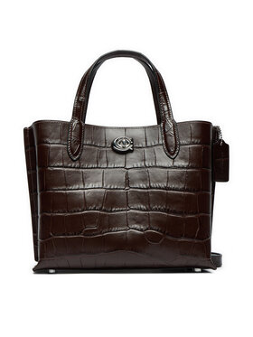 Coach Coach Borsetta Croc Wlw C8632 Marrone