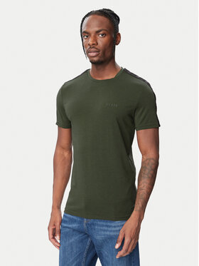 Guess Guess T-shirt U6BM04 K5388 Tamno zelena Regular Fit