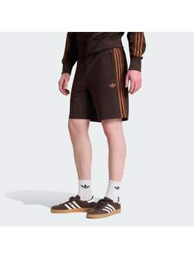 adidas adidas Szorty materiałowe 159247 Brązowy Regular Fit