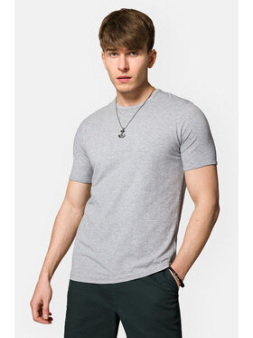 Lancerto Lancerto T-Shirt Zane TS073123000053 Szary Regular Fit