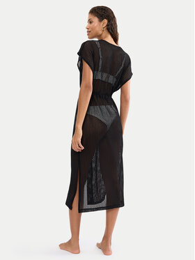 Triumph Triumph Kimono Beach MyWear Crochet 10226433 Juoda Relaxed Fit