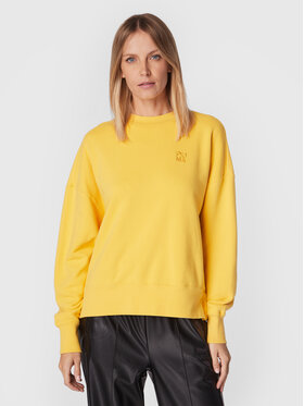 Puma Puma Majica dugih rukava Infuse 535647 Žuta Oversize