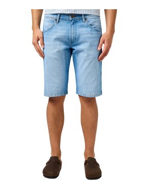 Wrangler Wrangler Szorty jeansowe 112362489 Niebieski Regular Fit