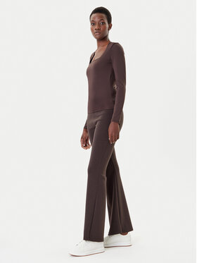 ONLY ONLY Legginsy Scarlet 15357949 Brązowy Flared Fit