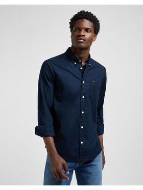Lee Lee Koszula BUTTON DOWN Niebieski Regular Fit