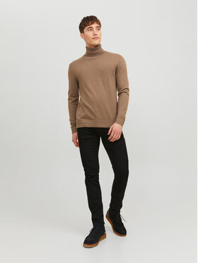 Jack&Jones Dolčevita 12157417 Smeđa Regular Fit