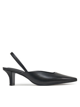 Calvin Klein Calvin Klein Pantofi pumps Heel Mule Pump 50 - Lth HW0HW02551 Negru