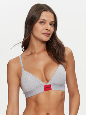 HUGO Hugo Bralette krūšturis Red Label 50503098 Pelēks