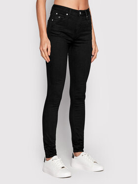 Calvin Klein Jeans Calvin Klein Jeans Jeans hlače J20J214104 Črna Skinny Fit