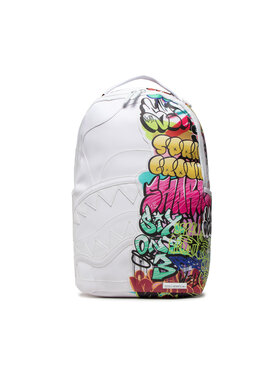 SPRAYGROUND SPRAYGROUND Plecak Half Graff Dlx Backpack 910B4123NSZ Biały