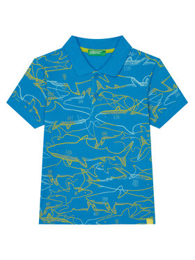 United Colors Of Benetton United Colors Of Benetton Polo särk 36Y4G300Y Sinine Regular Fit