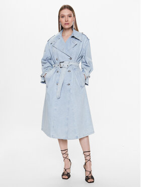 Pinko Pinko Trench-coat Partita 100586 A0MX Bleu Regular Fit