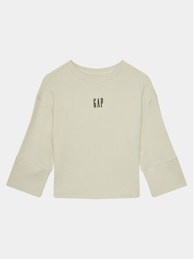 Gap Gap Majica dugih rukava 740041-01 Bež Relaxed Fit