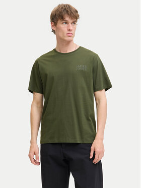 Jack&Jones Jack&Jones Tričko Corp Logo 12151955 Zelená Standard Fit
