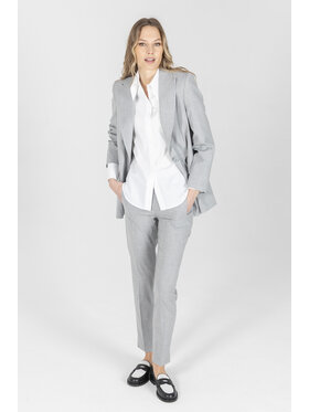 Deni Cler Milano Deni Cler Milano Spodnie materiałowe W-DC-5208-F2-A1-81-1 Szary Regular Fit